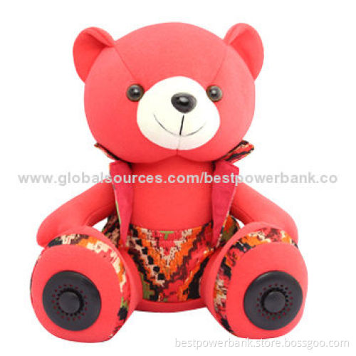 Good quality compatible microSD/TF cartoon Bluetooth speaker, double channels
